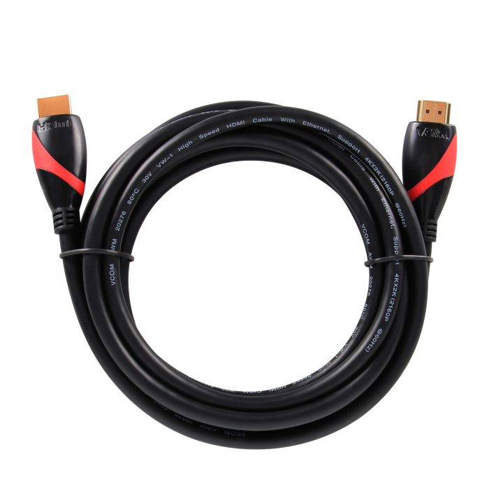 Cablu HDMI FHD 24K Gold Plated 1,4V ecranat 1.5m - VCom - imagine 2