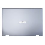 Capac display laptop Asus VivoBook Flip 14 TP412, TP412U, TP412UA, original, culoare albastru, metal - imagine 2