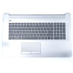 Carcasa superioara cu tastatura palmrest laptop HP 470 G7, varianta echipata cu unitate optica, cu iluminare